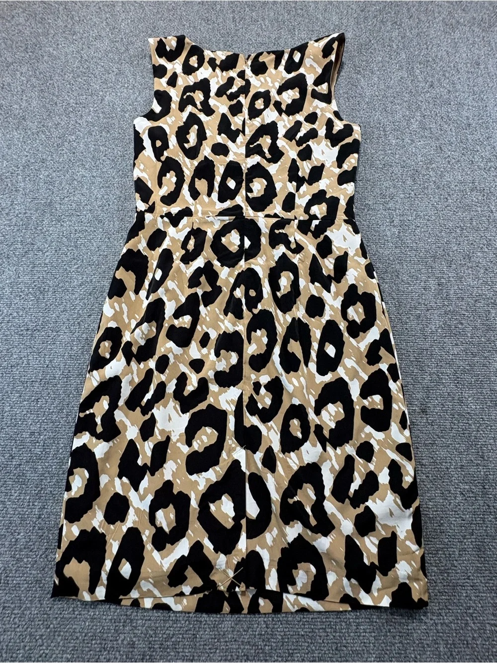BANANA REPUBLIC Womens Size 2 Regular Sleeveless Leopard Print Dress